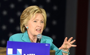 Hillary Clinton, candidate à l'investiture démocrate pour la Maison Blanche, le 24 mai 2016 à Los Angeles