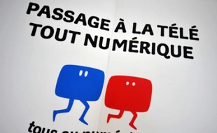 Affiche pour le passage à la télé «tout numérique»