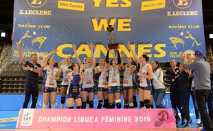Le RC Cannes est devenu champion de la Ligue A féminine pour la 21e fois.