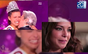 Capture d'écran du zapping Miss France.