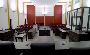 La grande salle d’assises de l’annexe du palais de justice de Strasbourg, place d’Islande. (Archives)