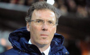 Laurent Blanc, l'entraîneur du PSG, le 8 janvier 2014, à Brest.