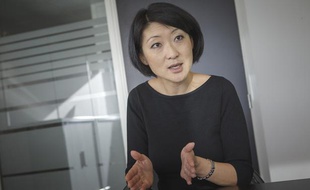 Fleur Pellerin, ministre déléguée à l'Economie numérique, le 9 décembre 2013 à la rédaction de 20 Minutes.