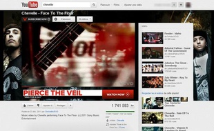 Un clip musical sur YouTube.