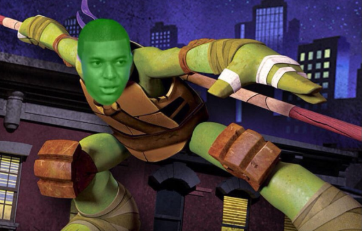 Kylian Mbappe Ninja Turtle Meme