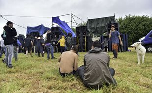 Photo d'illustration d'une rave party en Bretagne, ici le 19 juin à Redon.