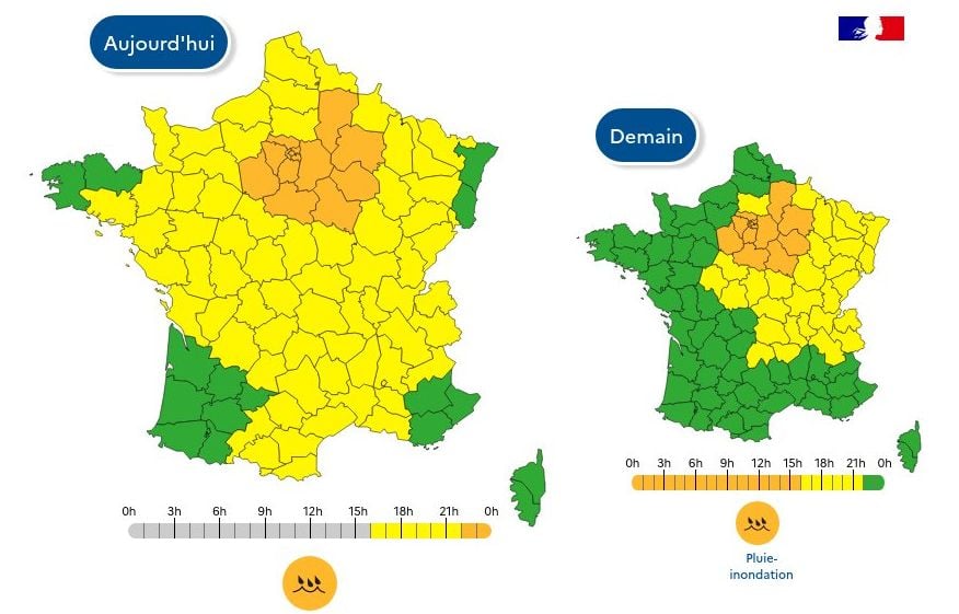 Météo : De violents orages arrivent, 14 départements en vigilance orange, notamment en Ile-de-France