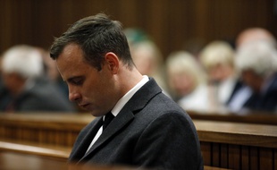 Oscar Pistorius, lors de son procès, le 6 juillet 2016