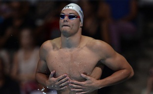 Florent Manaudou, ici lors des Mondiaux 2013 de Barcelone, espère conquérir le titre sur 50m nage libre lors des championnats d'Europe qui débutent à Berlin lundi 18 août 2014.