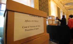 La salle d'audience où se déroule le procès de Daniel Legrand fils, acquitté d'Outreau. Le Parlement de Bretagne à Rennes, le 19 mai 2015