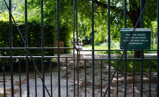 Le jardin Yitzhak Rabin à Paris est fermé depuis le 17 mars.