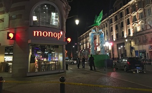Le magasin Monop' braqué à Lille.