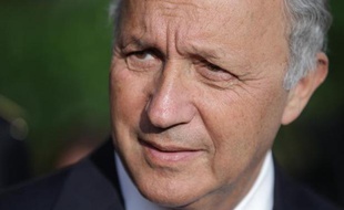 Laurent Fabius le 23 aout 2014 à Caen