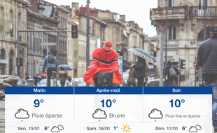 Météo Bordeaux: Prévisions du jeudi 14 janvier 2021