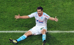 L'attaquant marseillais André-Pierre Gignac a inscrit son 9e but de la saison en ligue 1 face à Evian dimanche.