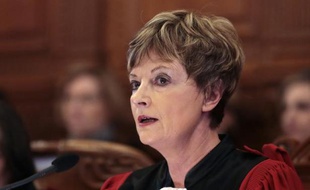 La présidente du Tribunal de grande instance de Paris Chantal Arens le 14 janvier 2014 à Paris