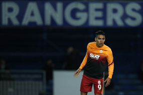 Radamel Falcao lors d'un match de coupe d'Europe entre Galatasaray et les Glasgow Rangers, le 10 octobre 2020.