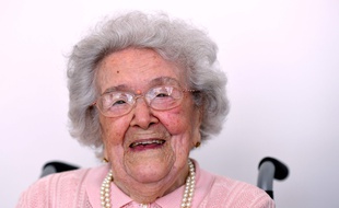 Honorine Rondello, ici le 7 septembre 2016, s'est éteinte samedi 21 octobre 2017 à l'âge de 114 ans.