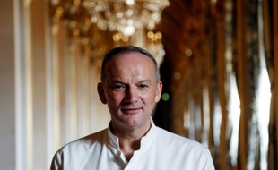 Le chef français Christian Le Squer à Paris, le 14 janvier 2016
