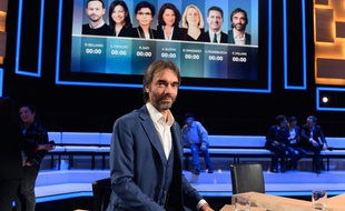 Cedric Villani lors du débat, le 10 mars 2020, précédent le premier tour des municipales à Paris.