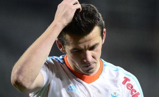Le milieu de terrain de l'OM Joey barton, le 9 décembre 2012, au stade Vélodrome.