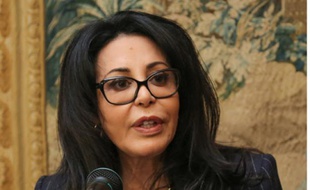 Yamina Benguigui, ministre déléguée chargée des Francais de l'étranger et de la Francophonie, le 28 janvier 2014 à Bruxelles.