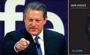 Al Gore et son livre Notre Choix, sorti le 3 novembre 2009 aux Etats-Unis