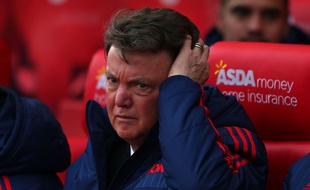 Louis van Gaal lors du match entre Stoke City et Manchester United le 26 décembre 2015.
