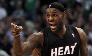 LeBron James, le 9 mai 20111 à Boston.