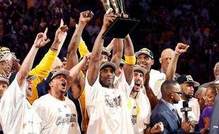 Les Lakers sacrés champions NBA, le 17 juin 2010