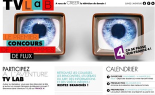 Page d'accueil du site de TV Lab.