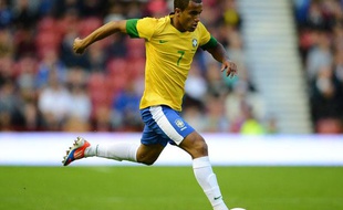 La nouvelle recrue du PSG, Lucas Moura, le 20 juillet 2012