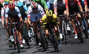 Lors du passage du Tour de France 2019 à Albi.