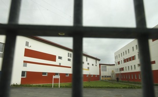 Annoeullin, le 21 juin 2011. Le centre de d?tention p?nitentiaire de Lille Annoeullin peut accueillir 688 d?tenus exclusivement masculins. Il vise ? remplacer la prison de Loos, trop v?tuste.