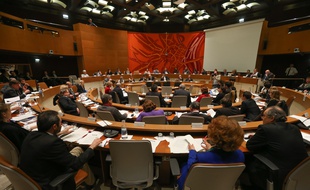 Conseil municipal de Strasbourg. (Illustration)