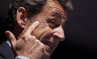 Nicolas Sarkozy à Londres le 23 mars 2016.