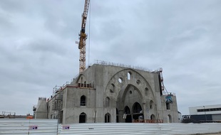 La Grande mosquée Eyyub Sultan à Strasbourg le 23 mars 2021.