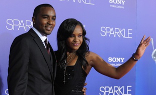 Bobbi Kristina Brown et Nick gordon à la première du Film Sparkle
