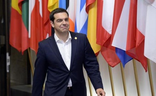 Le Premier ministre grec Alexis Tsipras le 23 juin 2015 à Bruxelles