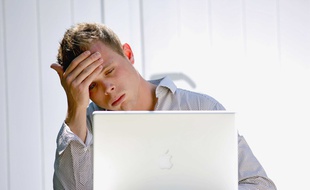 Illustration d'ennui au travail