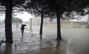 Des intempéries, à Montpellier (Archives)