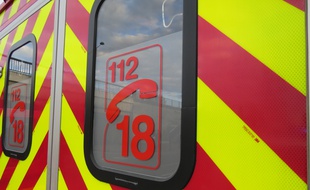 Un véhicule de pompiers. (Illustration)