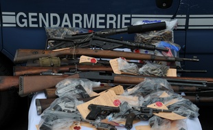 61 armes de guerre ont été saisies
