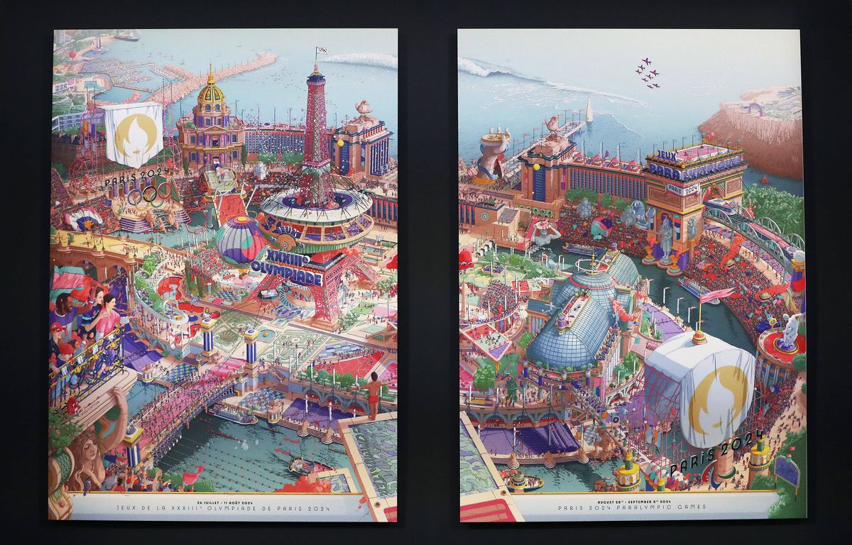 En images Les affiches des Jeux olympiques et paralympiques de Paris 2024