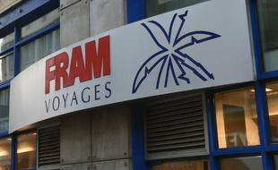 L'enseigne d'une boutique du voyagiste Fram à Toulouse le 29 octobre 2015