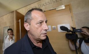 Alain Orsoni au tribunal d'Aix-en-Provence le 11 mai 2015