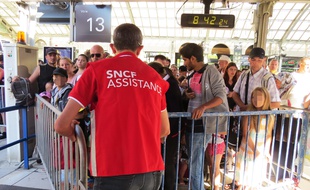 Départ de Lille Flandres pour la plage, samedi 7 juillet 2019, à l'occasion de l'opération éTER.