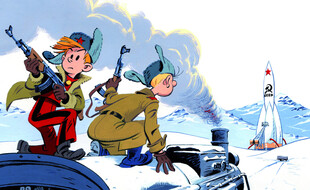 Extrait de la couverture du nouveau Spirou