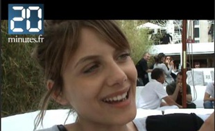 L'actrice et réalisatrice Mélanie Laurent à Cannes, le 20 mai 2008.
