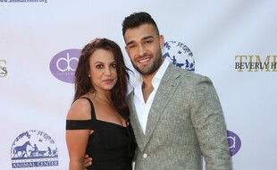 La chanteuse Britney Spears et son petit ami Sam Asghari